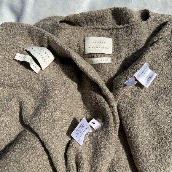 Lauren Manoogian New Miter Pants + Flare Pullover Cotton Pumice Taupe Sz 3 Large - Picture 7 of 16